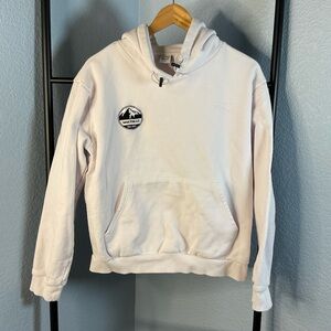 Stoic Hoodie 100% Cotton Snowy Pine Patch off White Hoodie for Men size small